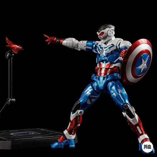 Sentinel Fighting Armor Captain America Sam Wilson Ver. Collectibles Figure New - Picture 9 of 11