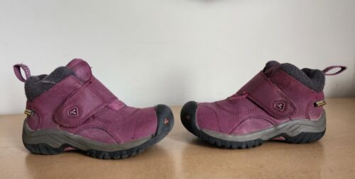 Keen Kootenay Waterproof Leather Snow Boots Winetasting/Tulipwood Toddler SZ 9 - Picture 1 of 6