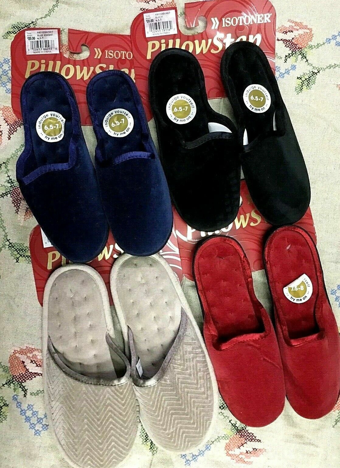 isotoner arch contour secret sole slippers