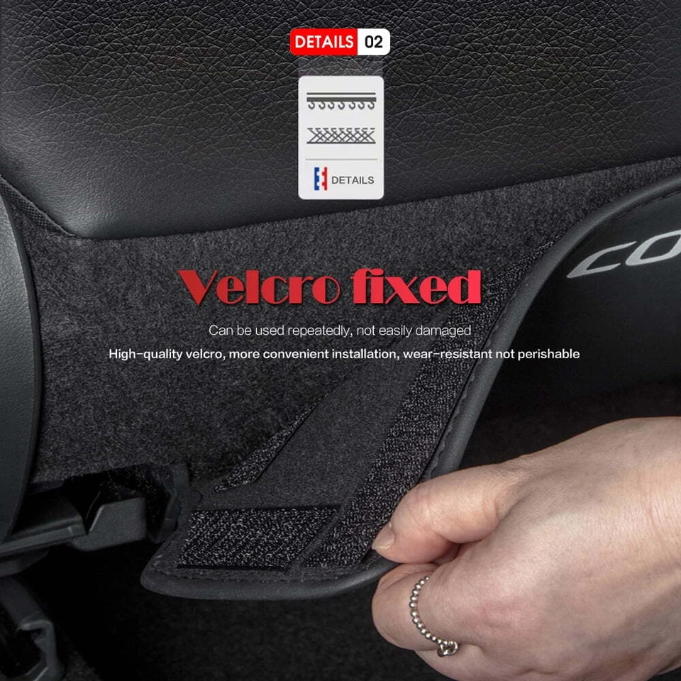 Protectores de respaldo de asiento de coche para RAV4 Kick Mat para vehículos para protegerse de la suciedad, el barro Foto 4 de 4