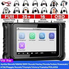 ATV UTV Motorcycle Diagnostic Scanner OBD2 All System Code Reader Scan Tool Kit 