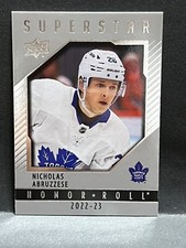 2022-2023 Upper Deck Series 2 Hockey Nicholas Abruzzese # HR69 HONOR ROLL