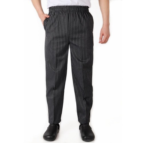 New Chef Working Pants Fashion Totel Restaurant Elastic Comfy Cook Work Trousers - Picture 13 of 25