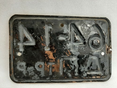 Soviet USSR tractor licence plate 1965 - 1980 period issue, rare - Picture 5 of 27