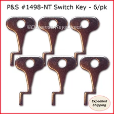 Pass & Seymour #1498-NT Tamper Proof Electrical Switch Key - (6/pack)