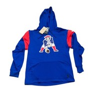 NWT New England Patriots Nike Men's Throwback Pullover Hoodie Sweatshirt Small