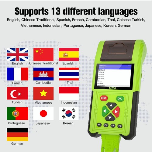 JDiag M200 full Motorcycle Diagnostic OBD2 Scanner Moto Fault Code Reader tools - Picture 6 of 7