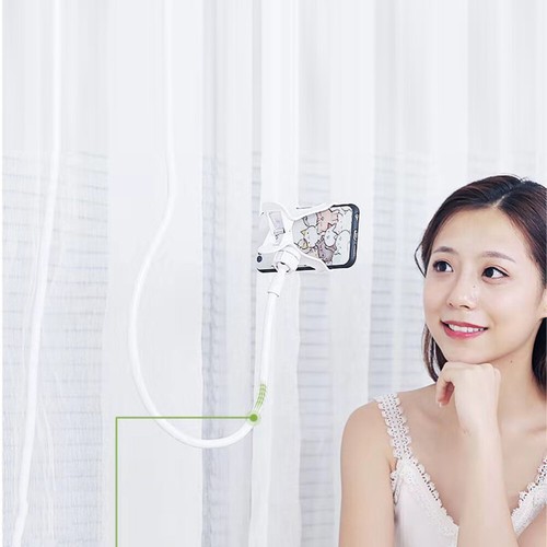 360 stopni Uniwersalny leniwy stojak Telefon komórkowy Desktop Clip Holder - Zdjęcie 3 z 12