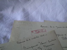 42300 Roanne Old Documents Paul Dionnet 1948
