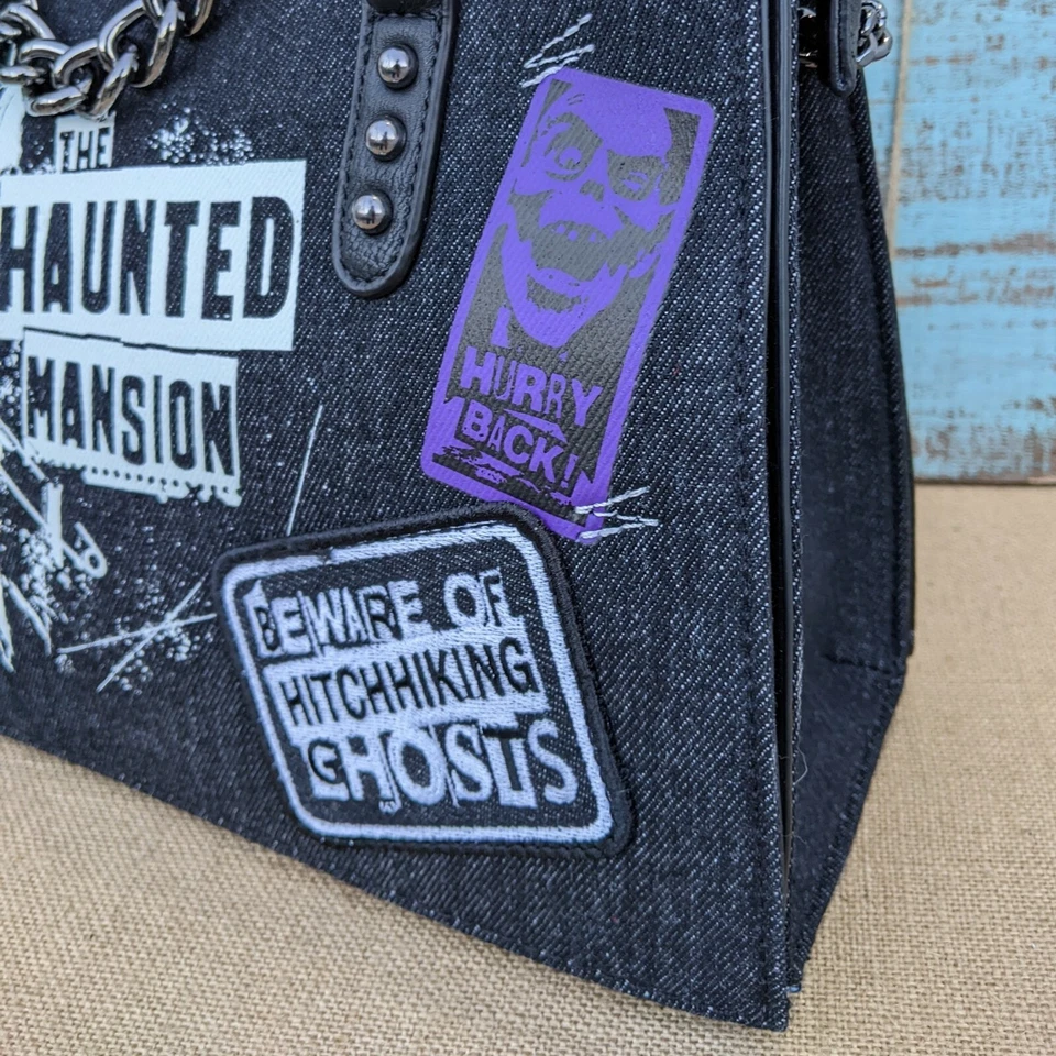 Bolso de Mano Haunted Mansion 2021 Disney Loungefly Madame Leota Hatbox Ghost Nuevo con Etiquetas GITD Foto 3 de 4