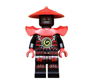 Lego Swordsman 70596 70589 Dark Red Markings Ninjago Minifigure | eBay