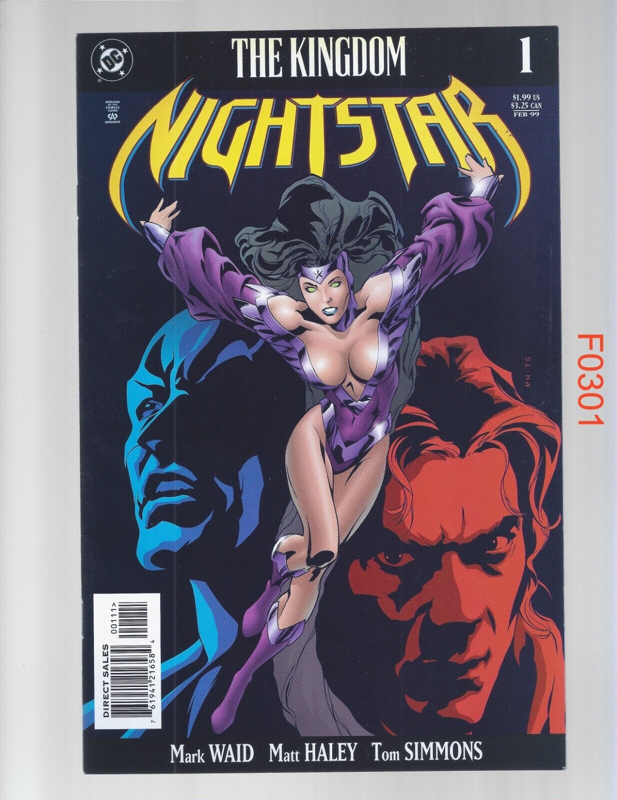 Kingdom Nightstar #1 1999 DC Superman Batman Wonder Woman VF/NM f0301