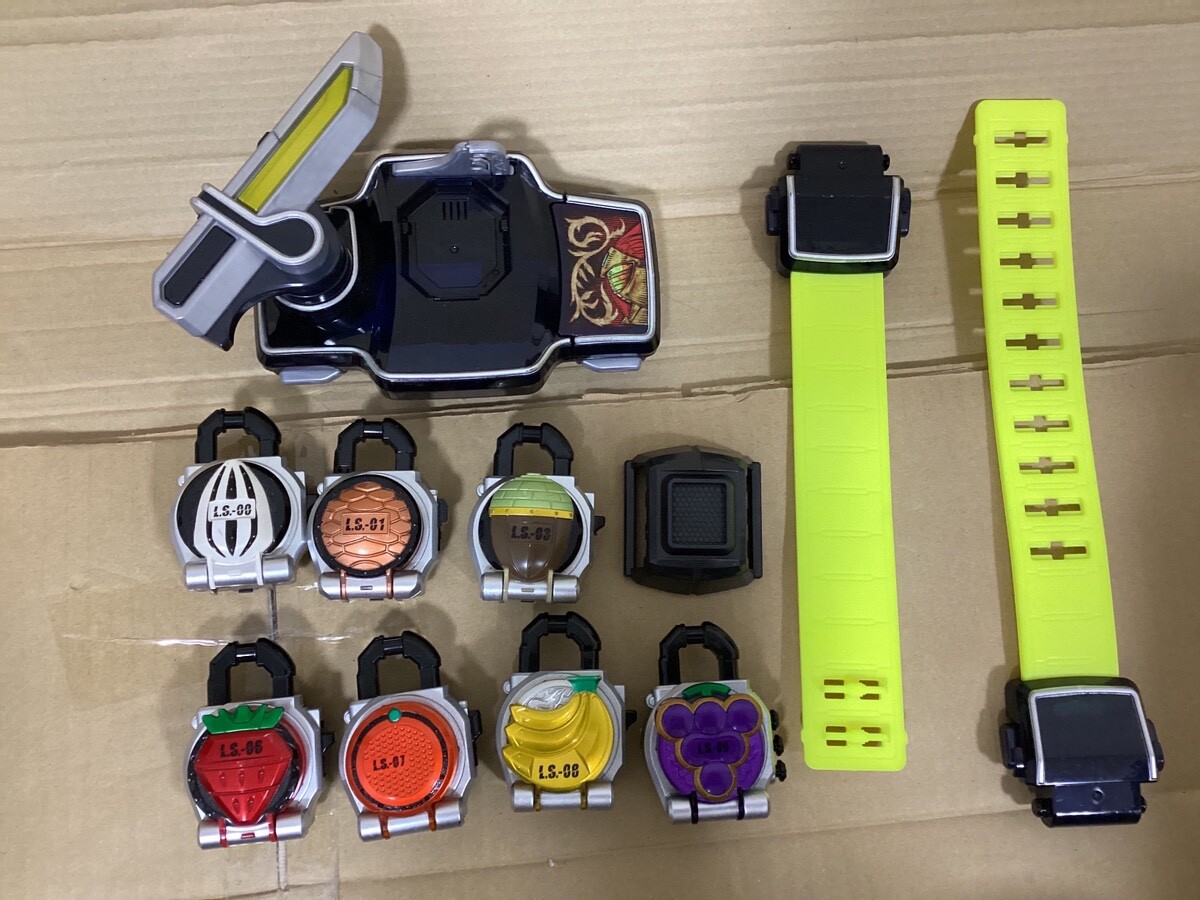 BANDAI Kamen Rider Gaim DX Sengoku Driver Lock Seed Set Japan | eBay