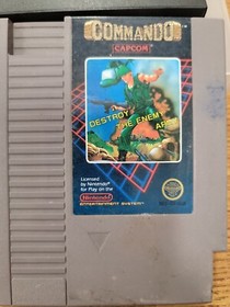Commando (5 Screw!)  Nintendo NES tested working Includes Dust Sleeve!