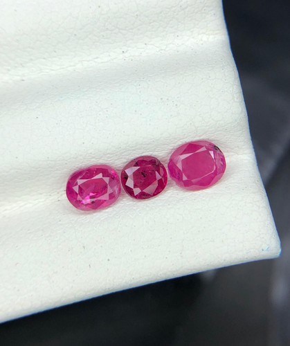 Lote de joyas tamaño gema rubí natural sin tratar de 1,20 quilates de Afganistán - Imagen 2 de 7