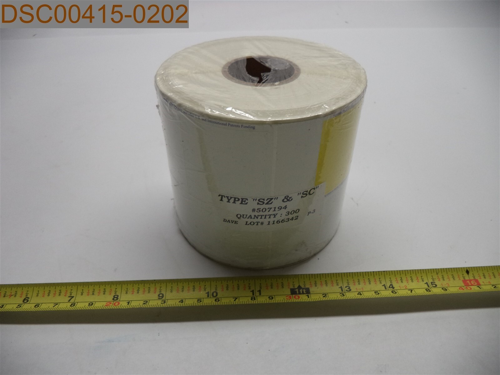 Scriptcheck Integral RX Label SZ & SC Direct Thermal ScriptCheck P/N 507194 300 ...
