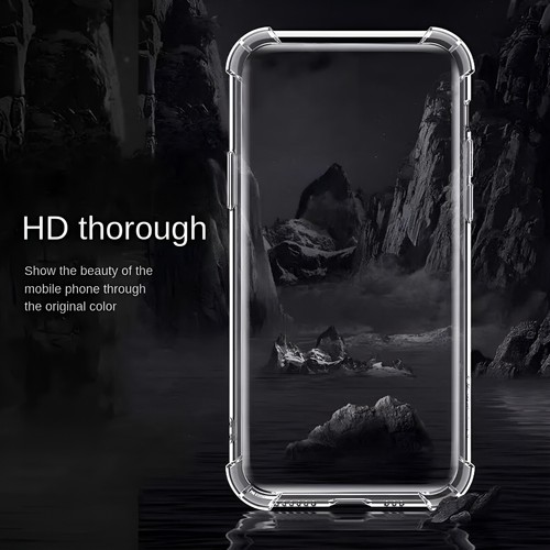 Custodia trasparente antiurto per Samsung Galaxy A7 2018 custodia telefono sottile Regno Unito - Foto 7 di 8
