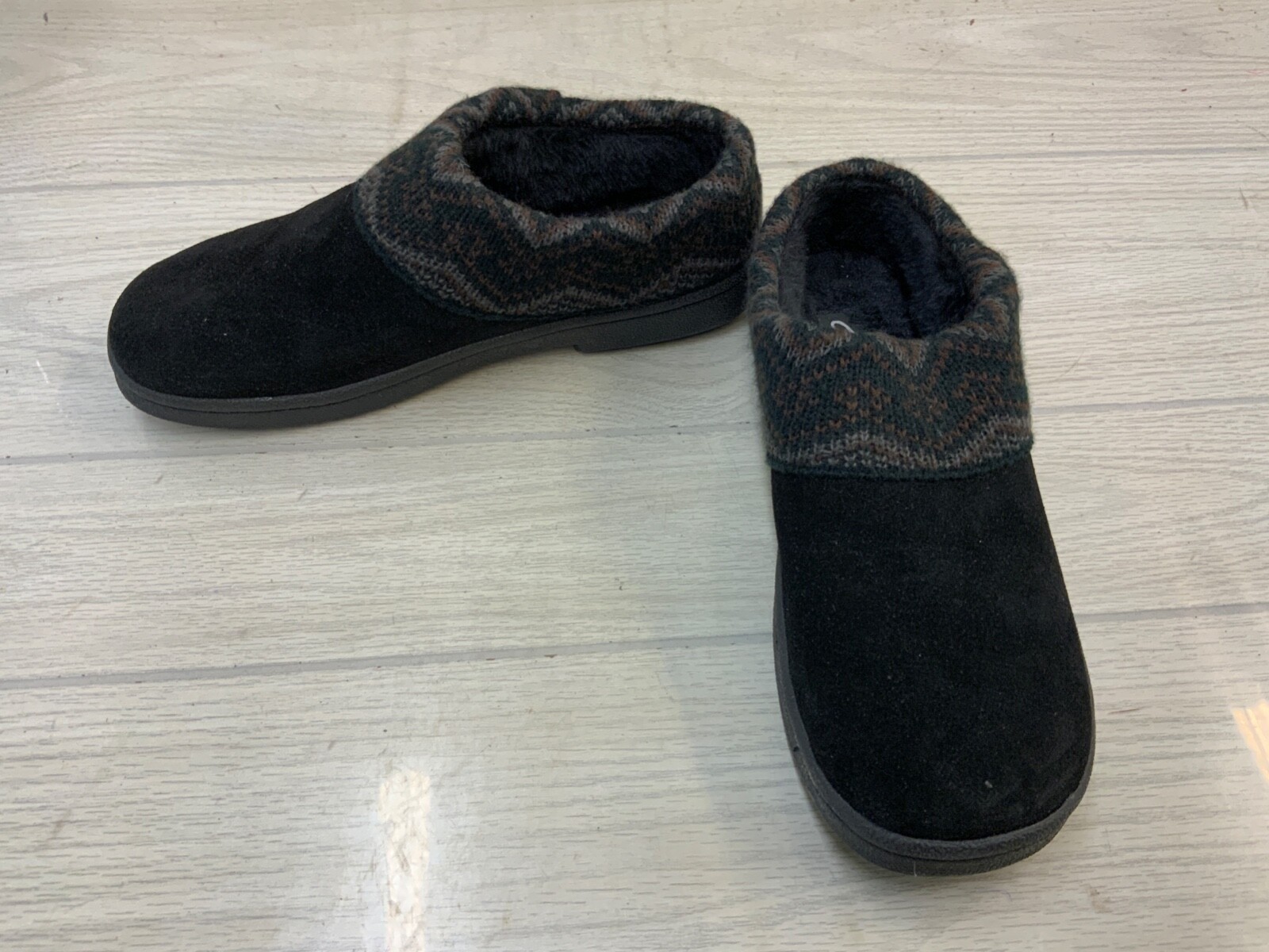 Clarks Sweater Scuff Slipper, Womenu0026#039;s Size 10 M, Black MSRP $50 | eBay