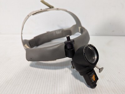 MicroSurgical Fiber Optic Coaxial Rotary Headlight with Variable Spot -Free Ship
