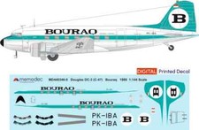 Douglas DC-3 (C-47) Bouraq Indonesia (1980) (...