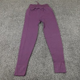 PINK Pants Womens Medium Purple Victoria Secret Active Knit Jogger Sweatpants