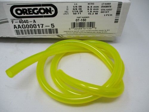 Oregon 07-152 10' Tygon Fuel 3/16 ID 5/16 OD Gas Fuel Line 120