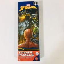 Marvel Spider-Man Tower Puzzle 50 Pieces Kids Gift Birthday Holiday New Sealed
