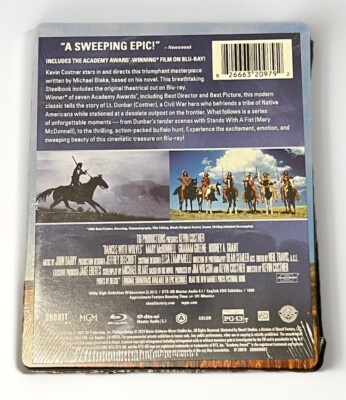 Dances With Wolves - Blu-ray Limited ED Steelbook, includes