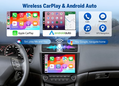 10.1" Android 13 Car GPS Stereo Radio For Honda Accord 2003 2004 2005 2006 2007 - Picture 4 of 24