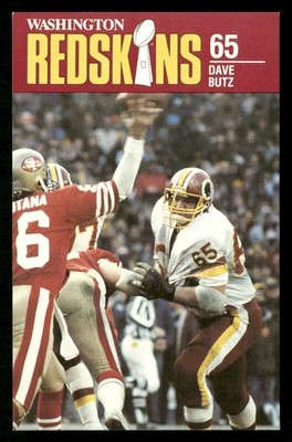 1988 VCPA/Mobil/Jell-O Washington Redskin Dave Butts 65