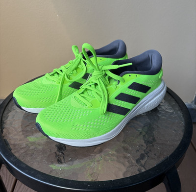 Adidas Supernova 2 Men s US 9 Running Sneakers Solar Green Gray GW9092