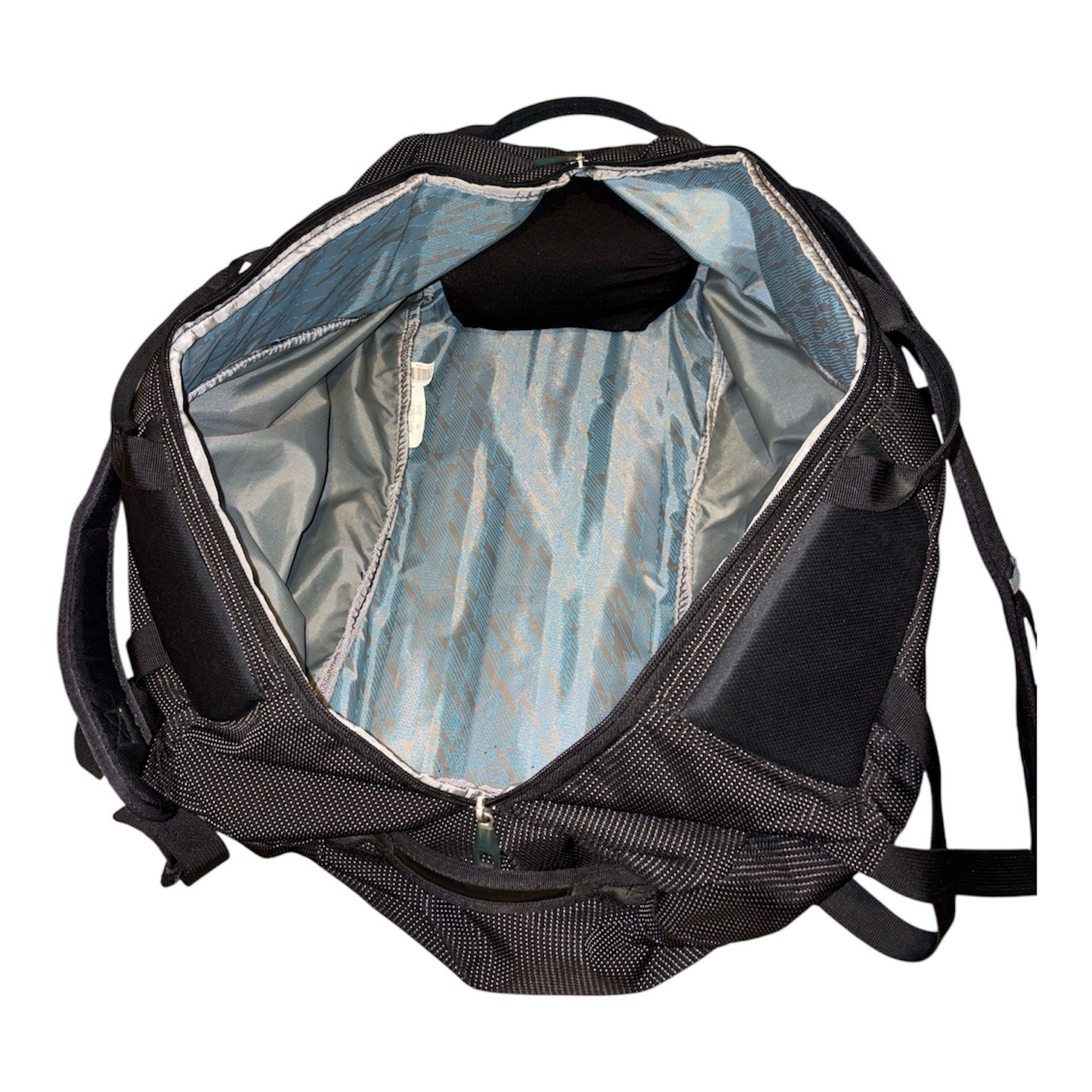Thule Black Silver Duffel Backpack - image 3