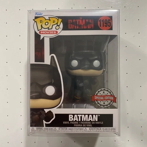 Funko Pop! Movies: The Batman - BATMAN #1195 Special Edition Includes Protector