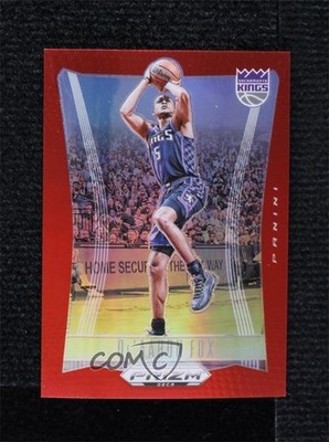 2023-24 Panini Prizm Deca Red Prizm 26/199 De'Aaron Fox #93 1co7