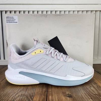 Adidas Bounce Alphaedge+ IF7286 Womens Size 8.5 Gray Pink Running Sneakers Shoes