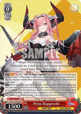 Prinz Rupprecht Rare Azur Lane Vol. 2 AZL/S119-E070 R NM