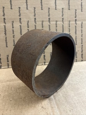 6'' NPS Pipe Sch 40 Wall 3 1/2'' Long Rusty
