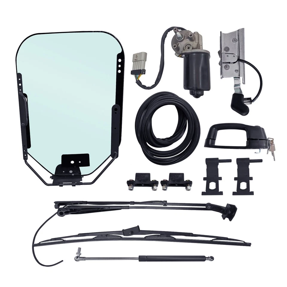 Front Door Glass Window 7120402 7120401 For Bobcat S590 S595 S650 S740 S750 S770 - Image 1 of 1