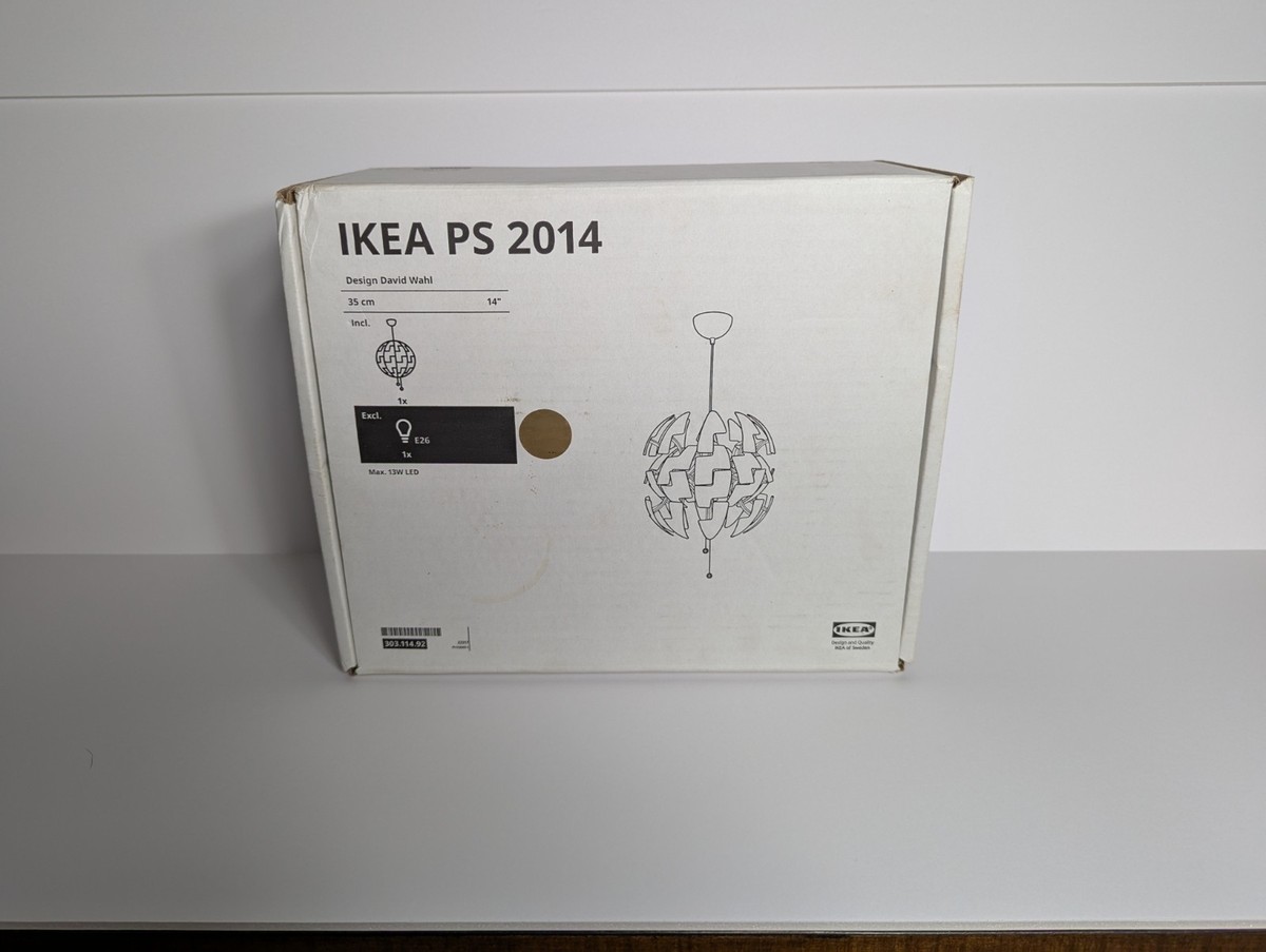 IKEA PS 2014 Copper & White Death Star Pendant Light 303.114