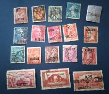 Timbres Algérie avec surcharge