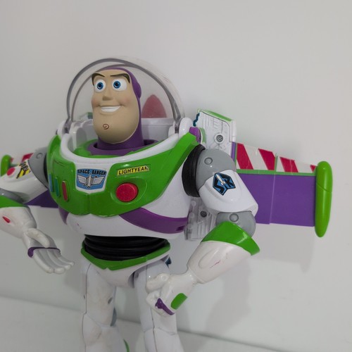 Disney Pixar Toy Story 20th Anniversary Rocket Blast Buzz Lightyear Figure 12" - Picture 5 of 12