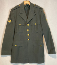 Vintage US Army Green Service Dress Uniform Coat Chest Size 38"