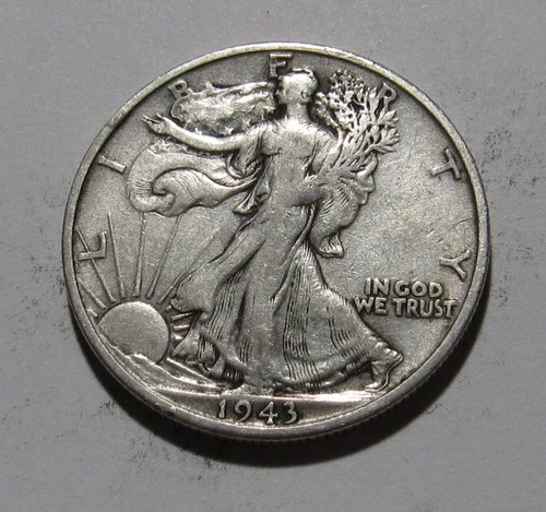 Photo of a 1943-S Walking Liberty Half Dollar from an eBay listing that sold on Jul 19, 2026