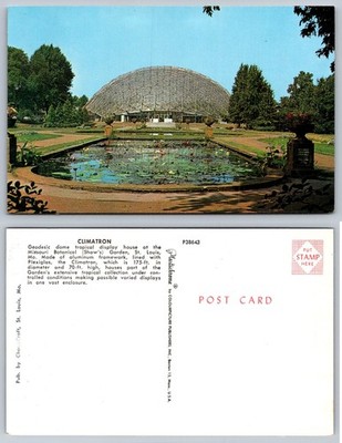 Climatron Geodesic Dome Missouri Botanical Garden St. Louis MO Plastichrome