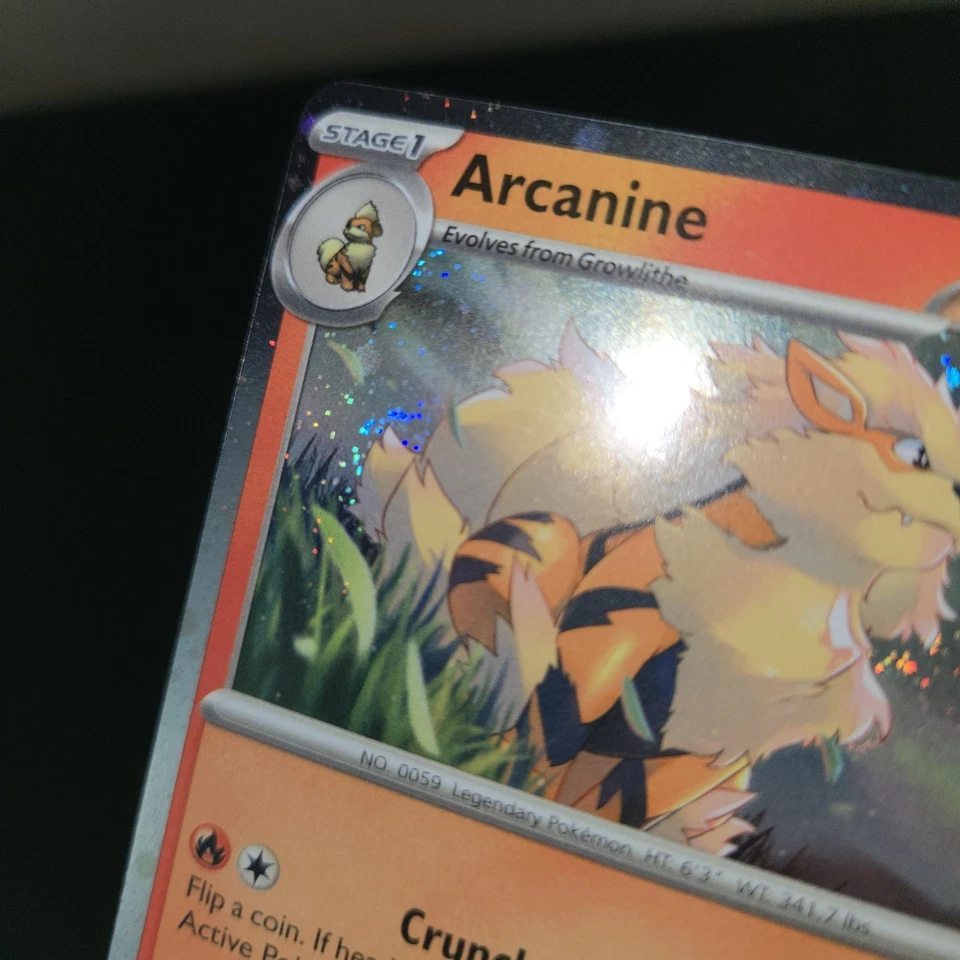 FART SWIRL 🌀💫 NM Arcanine 011 Promo SV Scarlet & Violet Cosmos Pokemon Card - Image 2 of 4
