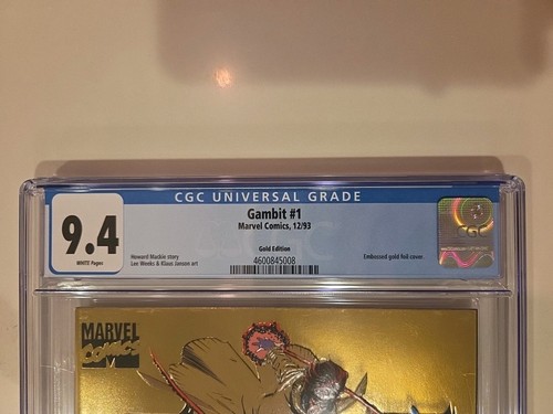 Gambit 1 Gold Variant CGC 9.4 Marvel Comics 1993 - Picture 2 of 3