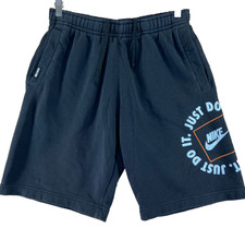 Nike Men s Small Athletic Gym Just Do It Muscle Sweat Shorts Joggers Black