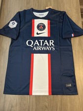 Nike Paris Saint-Germain PSG Soccer Jersey Lionel Messi #30 Qatar Airways Blue M