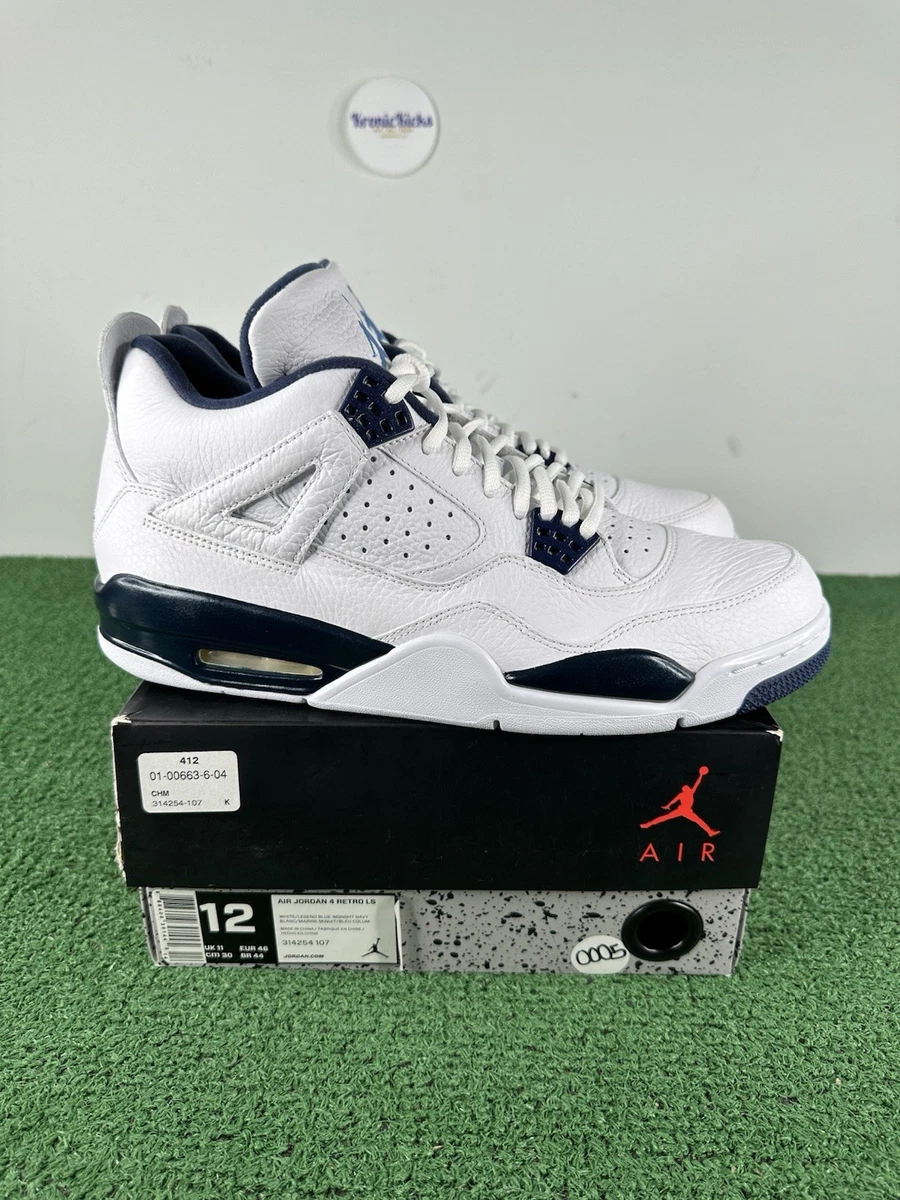 Jordan 4 Retro LS Columbia for Sale - Authenticity Guaranteed - eBay