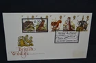 GB Bfirst day cover 1977British Wildlife with scarce Army & Navy Victoria cancel